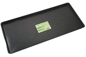 Garland - Bandeja semillero Giant para jardín (110 x 55 x 4cm) (Negro)