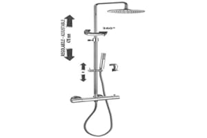 ZCOL638LIQCR MINI BIRILLO Colonna doccia regolabile MINI BIRILLO PAFFONI