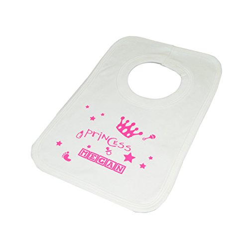 Personalised Baby Girls First Bib with Name (Please Read Instructions on Listing to Add Your Details)