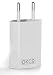 Produktbild OKCS® Premium Netzteil EU-Modell Netzstecker USB Adapter Stecker für Smartphone, Tablet und eBook Reader, speziell entwickelt für hochleistungs Smartphones wie Apple iPhone 7, 7 Plus 6, 6s, 6s Plus, 4, 5, S iPad mini, Air, Samsung, Nokia, HTC, LG, Huawei in weiß