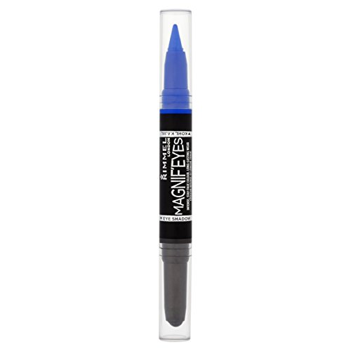 Rimmel London Magnif'eyes Double Ended Shadow and Liner, Dark Side Of Blue 1.6 g