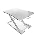 Produktbild EBS My Furniture Sitz-Steh Bildschirm Halterung Monitorstand Laptoptisch Schreibtischaufsatz Höhenverstellbar Ergonomie Wasserdicht Gasfeder Ultra Flach Büroarbeitsplatz Tischkonverter (Weiß)