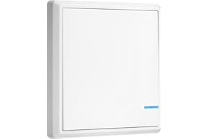 Mengshen Wireless Lights Switch, One-Gang Switch(Only Switch Panel, Receiver not Included)