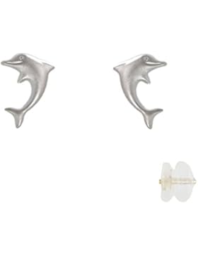 Ohrringe Weißgold Kinder Motiv Delfin