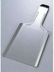 TSUBOE Japanese 18-0 Stainless Steel Kitchen Grater, Japanese Cuisine Cooking Made in Japan, Samekichi Shark Skin, Ideal for Wasabi (Mini SK-060)