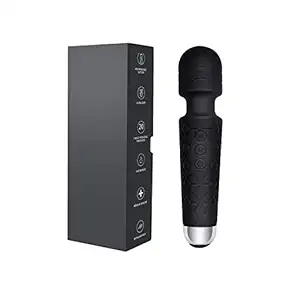 EKIN Handheld Cordless Personal Body Massager for Women & Men - Waterproof & Portable Vibrate Wand [20 pattern x 8 speeds]