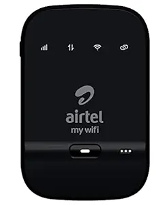 Airtel AMF-311WW Data Card (Black), 4g Hotspot Support with 2300 Mah Battery