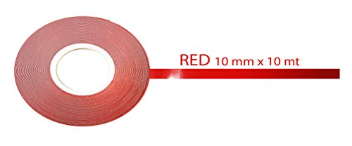 Quattroerre 305314 Nastro, Rosso, 10m