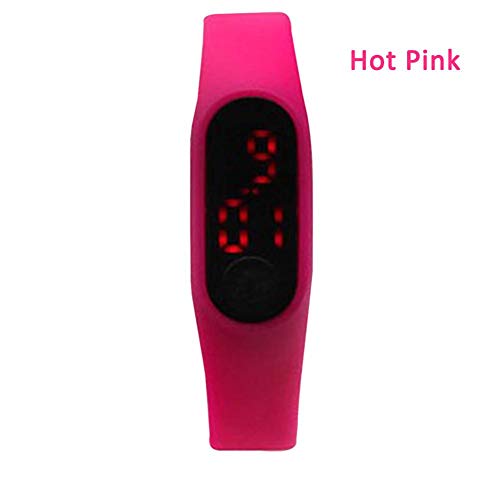 Preisvergleich Produktbild hifuture Kinder Uhr Gefärbt Silikon Uhrenarmband Studentenuhr Antitranspirant Atmungsaktiv Sportuhr LED Bildschirm Armband