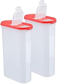 Cutting EDGE Flip-Top Kitchen Storage Container/Dispenser for Rice | Flour | Cereals | Snacks | BPA Free | Mod
