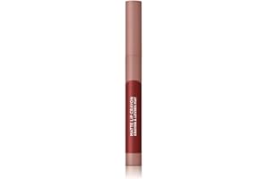 L'Oreal Paris Infallible Very Matte Lip Crayon Lipstick, Smudge Proof, Plum Lipstick, 112 Spice of Life, 1 kg