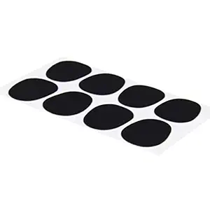 Generic Alto/Tenor Saxophone Sax Mouthpiece Patches Pads Cushions 0.8mm Black