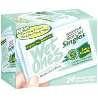 Wet Ones Singles Sensitive Skin Hand And Face Moist Wipes