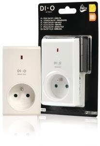 DiO Connected Home 54785 - Toma de corriente remota ON/OFF 3500W DI-O, Blanco
