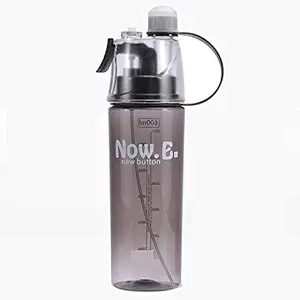 SimpleTec 2 in 1 Drink & Mist Plastic Spray Water Bottle for Sport Outdoor Cycling and Gym Drinking : 600ML