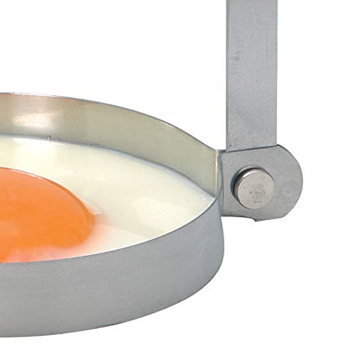 KitchenCraft Stainless Steel Round Egg Rings, 8.5 cm Set of 2
