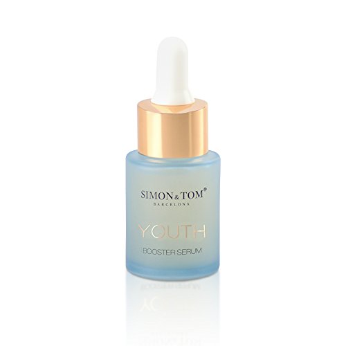 Simon & Tom - YOUTH Booster Serum – HIGH-QUALITY Rejuvenating Facial Serum with Jojoba Oil and Botox-Like Peptides – Smoothens Wrinkles and Lines and Improves the Skin’s Elasticity and Firmness. Thin Consistency for Easy Absorption. Suitable for dry/dehydrated skin. 20ml