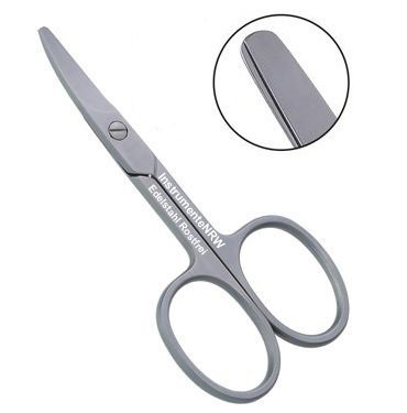 Profi Nagelschere mit abgerundeten Enden aus Edelstahl - 2