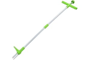 Fiorky Puller er Tster Push Tst & Pull Claw Garn Lawn Easy Root r Killer Grabber, Manl r Tool, Easily Remov s th 3 Claws, 39" Long Handled Litweit Tool