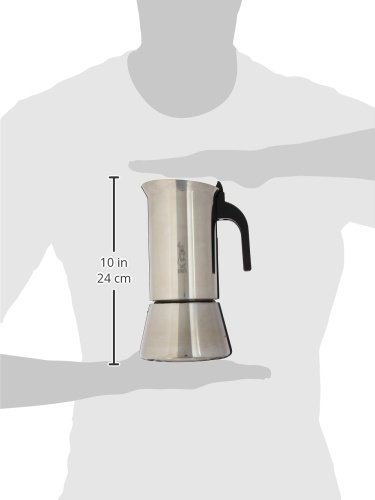 Bialetti 1785 Venus Induktion Sleeve Fascia – Espressokocher, Edelstahl, für 10 Tassen - 2