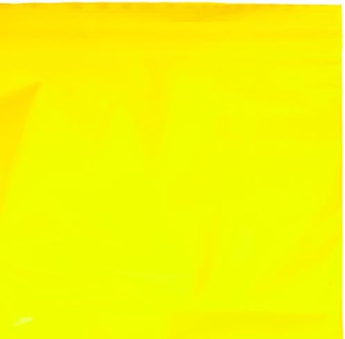 Bauxko 8" x 10" Reclosable Poly Bags, Yellow, 50-Pack (xPB3635Y-50)