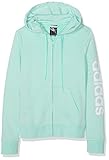 W E Lin Fz Hd (Du0654) adidas W E Lin FZ HD Sudadera, Mujer, mencla/Blanco, 2XS