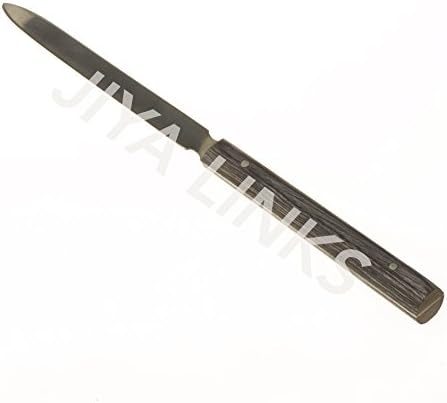 RABBIT LETTER OPENER PAPER KNIFE STAINLESS STEEL BLADE WITH WOODEN HANDLE GREY BLACK NEW