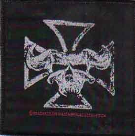 Preisvergleich Produktbild Danzig -Skull & Cross (Gewebter Aufnäher / Patch)