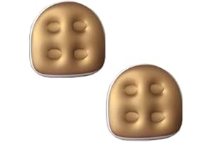 Anjinguang Coussin rehausseur gonflable doré noble, coussin de dossier de spa, coussin de siège multifonction ooster imperméable avec ventouse pour adultes, personnes âgées, enfants à la maison, spa