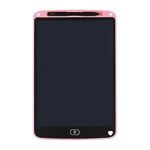 G M & Sons 8.5 Inch LCD Writing Tablet/ Drawing Board/ Doodle Board/ Writing Pad, Gift for Kids Student Teacher Adults. Enjoy The Convenient, Eco Friendly and Multi ? Purpose Features Of Writing Board (Pink).