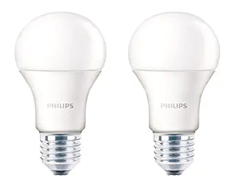 Philips StellarBright 12-Watts LED Bulb E27 Base (Crystal White, Pack of 2)