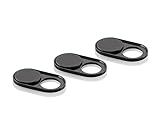 Webcam Cover (3-pack) Black Metal