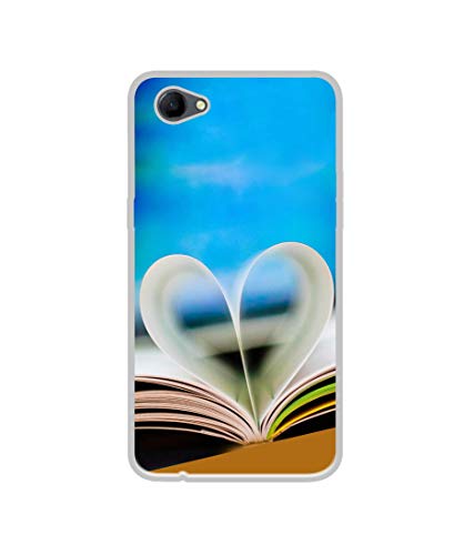 Casotec Love Book Design Printed Silicon Soft TPU Back Case Cover for Oppo A3