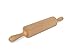 Produktbild * Nudelholz | Teigroller aus robustem Buchenholz mit Achse und Griffen aus Buchenholz | ca. 38 cm