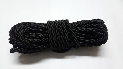 Bikers World Leg Guard Rope for Royal Enfield Bullet (Black)