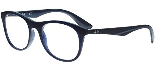 Preisvergleich Produktbild Ray-Ban Unisex-Erwachsene Brillengestell RX7085, Blau / Transparent, 6