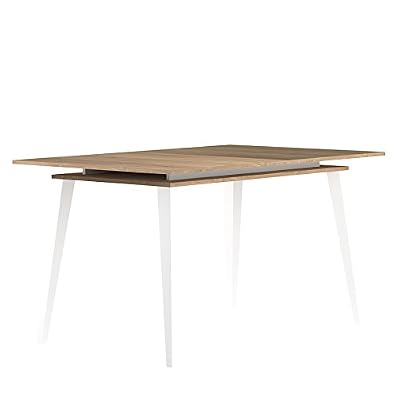Symbiosis 2290A0300X00 PRISM Table Panneaux De Particules Mélamines Chêne Naturel 134 x 89,5 x 77 cm