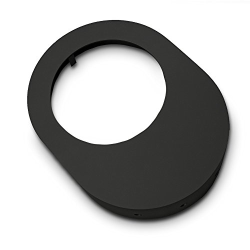 Adapter-Rosette für wodtke Differenzdruckwächter DS 01, dn 150 mm, Schwarz