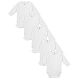 steiff langarmbody set Langarm Wickelbody im 5er Vorteilspack - für Mädchen und Jungs