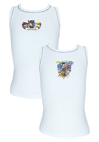 Pack of 2 Paw Patrol Cotton Vests - 4-5 years - 110cm
