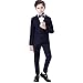 Produktbild ALISIAM Winter Frühling Kind Junge Gentleman Mode Freizeit Gemütlich Hemd + Hosen + Fliege + Jacke Taufkleid Hochzeitskleid Party Kleid Gentleman-Anzug Kleid Zeigen Passen Kinderkleidung