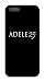 Produktbild iPhone 5 Fall, iphone 5s Fällen – Gummierte Schutzhülle für iPhone 5/5S, Adele 25 Album Art rutschfest schwarz Soft Case Bumper für iPhone 5/5S