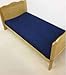 200 TC LUXURY EGYPTIAN COTTON COT BED FITTED SHEET 70 X 140CM NAVY BLUE