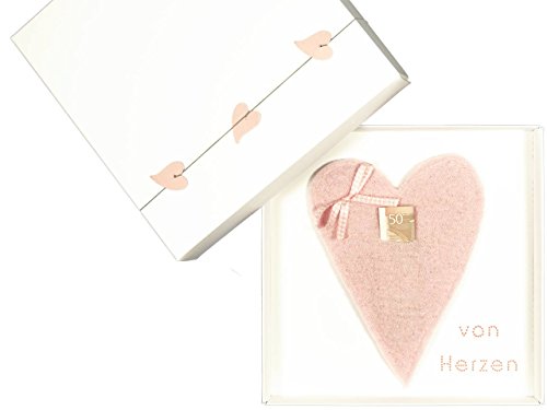 Geldgeschenk Verpackung "Herz" für Hochzeit Geburtstag, Freund Freundin Mann Frau Hochzeitsgeschenk