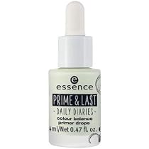 Essence Colour Balance Primer Drops Nr. 01 – Gleicht Rötungen Aus, Für Ebenmäßiges Hautbild, 14 Ml