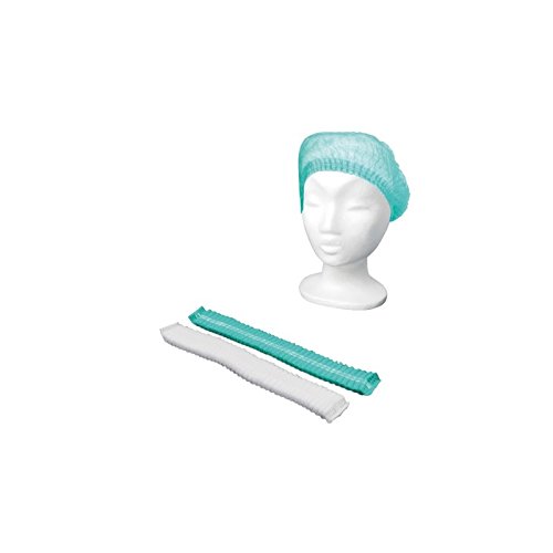 Gorro Acordeon 2 Gomas 14 gramos,55 cm de diametro Pack 100 unidades (Verde)