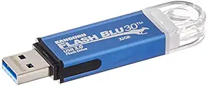 Kanguru Solutions FlashBlu30 32GB with Physical Write Protect Switch SuperSpeed USB 3.0 Flash Drive