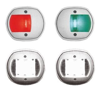 Vari Osculati 11.408.12 - Luces de posición Compact 12, Verde