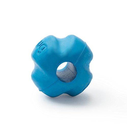 Snug-Solid-Rubber-Dog-Balls-Wave-Shaped-Chew-Toy-Tennis-Ball-Size-Virtually-Indestructible-2-Pack