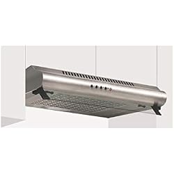 Glem GHC631IX hotte 235 m³/h Encastrée Acier inoxydable C - Hottes (235 m³/h, Conduit, E, D, E, 65 dB)